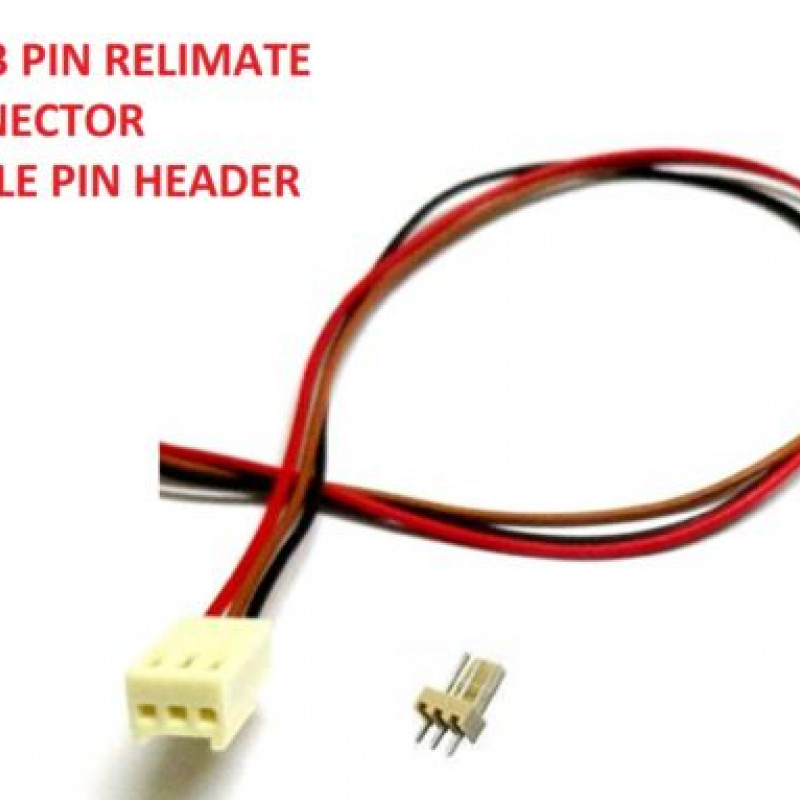 Pcs X Pin Polarized Wired Relimate Connector W Male Pin Mm Pitch